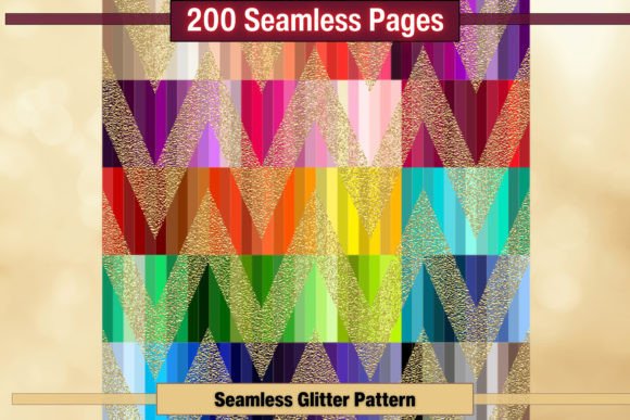 Download Seamless Glitter Chevron Patterns - Patterns Collection