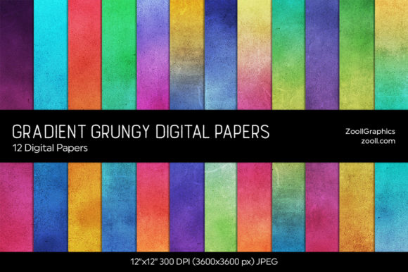 Download Gradient Grungy Texture Digital Papers - Texture Collection