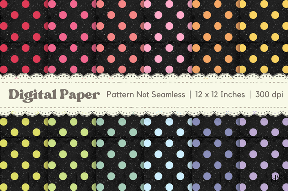 Download Black Grungy Texture Polka Digital Paper - Texture Collection