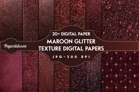 Download Maroon Glitter Texture Digital Papers - Texture Collection