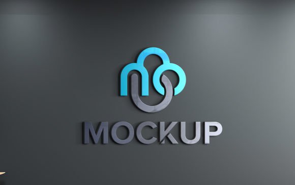 Download Logo Mockup with Dark Texture Background - Dark texture Collection