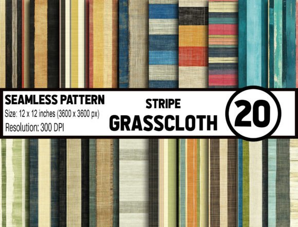 Download Grasscloth Stripe Seamless Texture - Texture Collection