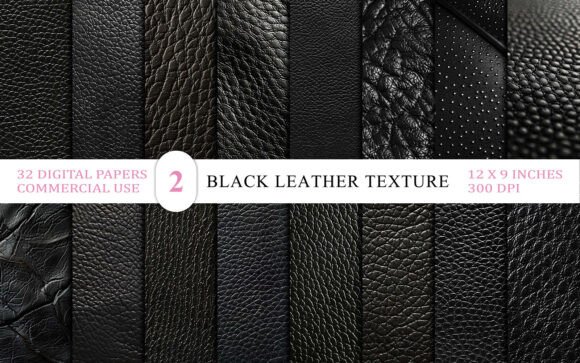Download Realistic Black Leather Texture Pack - Texture Collection