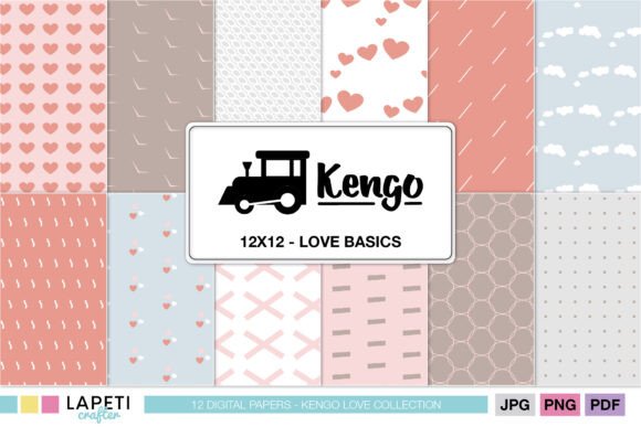 Download Soft Pink &amp; Blue Geometric Patterns - Patterns Collection