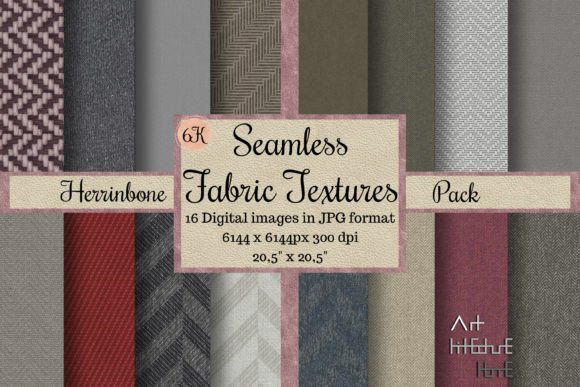 Download 6K Seamless Fabric Texture - Herringbone - Texture Collection