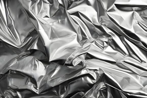 Download Silver Crumpled Foil Texture Background - Texture Collection