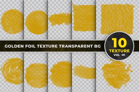 Download Gold Foil Paper Decorative Texture Set - Texture Collection