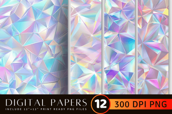 Download Pastel Holographic Diamond Texture Patte - Texture Collection